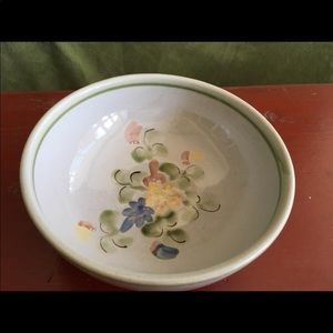 Louisville Stoneware Country Garden Green bowl